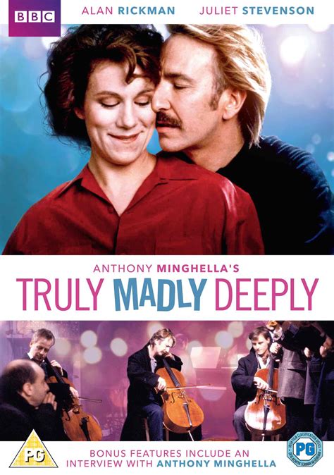 TRULY MADLY DEEPLY ALAN RICKMAN, JULIET STEVENSON· Can only be reproduced in conjunction with promotion of the film. For Editorial Use Only. Show more.